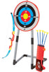 NSG Deluxe Bow and Arrow Set for Kids, Toy Archery Bow with Target, Suction Cup Arrows, Quiver