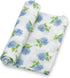 Swaddle Blanket | 100% Muslin Cotton | Newborn and Baby Nursery Essentials, Registry | Hydrangea Print