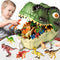 Dinosaur Toys for Kids 3-5,45PCS Realistic Jurassic Dinosaurs Figures with Eggs&Trees&Fence Playset