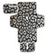 WELLDAY Boho Leopard Portable Diaper Changing Pad - Waterproof Foldable Baby Diaper Changing