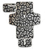 WELLDAY Boho Leopard Portable Diaper Changing Pad - Waterproof Foldable Baby Diaper Changing