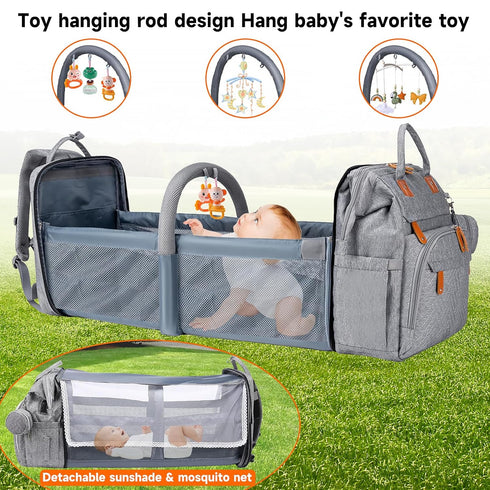 Backpack Baby Diaper Bags with Changing Station Multifunctional Waterproof Diaper Bag Travel Baby Bag with Changing