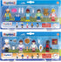 8 Toy Figures & Playsets, 2 Inch Play Peoples Set, Early Development Family Figurines for Kids 3+