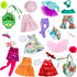 ZITA ELEMENT 24 Pcs American Doll Clothes for 18 Inch Dolls - Clothing Outfits, Dresses, Swimsuits