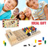 Code Breaker Game - Mastermind Strategy Peg Game, Wooden Brain Puzzle Set for 2 Players, Multi Color, Kids Gift