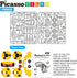 PicassoTiles STEM Kids Solar Powered Dinosaur Robot Educational Learning Building Toy - 3-in-1 Creative Unique