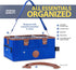 Baby Diaper Caddy Organizer Large Tote - Baby Diaper Organizer Caddy Perfect for Nursery Changing Table, New Born