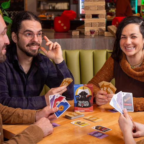 Traitors Aboard Game - Award Winning Secret Identity Party Game for 3-8 Players, Ages 10+, Fun Strategy & Bluffing