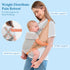 7 45 lbs Breathable Mesh Baby Carrier, Ergonomic Design Baby Wraps Carrier with Head Support and Adjustable Sling