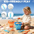 2 Packs 4-8 10 Dreamon Beach Toys, Travel Sand Toys for Kids Ages | PCS Sandcastle Building Kit with Collapsible
