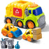 P&C 7.5" Toddlers Garbage Truck Toys for Ages 2-4, City Vehicle Trash