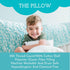16x22 5-10 Little Sleepy Head Youth Pillow with Hypoallergenic Cotton Pillow case Youth Pillows for Sleeping Age