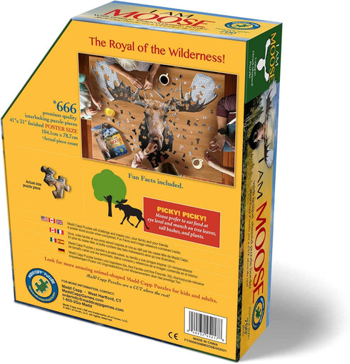 Madd Capp MOOSE 700 Piece Jigsaw Puzzle for Ages 10 and Up