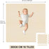 16 32 11.8 11.8 Inch Puzzle Play Mat Tiles with Border Pieces, Interlocking Stitching Mat with Border for Living Room