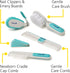 1st 25 Safety Deluxe Baby Healthcare and Grooming Kit, Arctic Blue, Newborn Baby Essentials, One Size, Pieces
