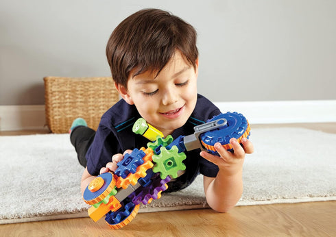 30 4+ Learning Resources Gears! Gears! Gears! Cycle Gears, STEM Activities, Fine Motor Skills, Toddler Explorer Kit