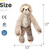 Easfan 17'' Sloth Stuffed Animal, Realistic Cute Plush Toy for Kids Birthday