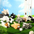 Lenwen 10 Pcs Cat Stuffed Animals Bulk Soft Cuddly Kitten Plush Sets Smitten Kittens Assorted Fluffy Stuffed Cats for