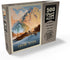 MyPuzzle Grand Teton National Park: Winter Hush Vintage Poster - Premium 500 Piece Jigsaw Puzzle for Adults