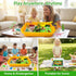 Playset Set 3 4 5 6 7 Carolart Jungle Sensory bin,Safari Animal Figures Toys,Wild Forest Sandbox,Desert Animals Play