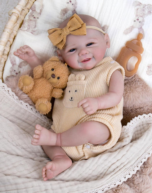 Aori Lifelike Reborn Baby Dolls - 20-inch Realistic Newborn Girl with Soft