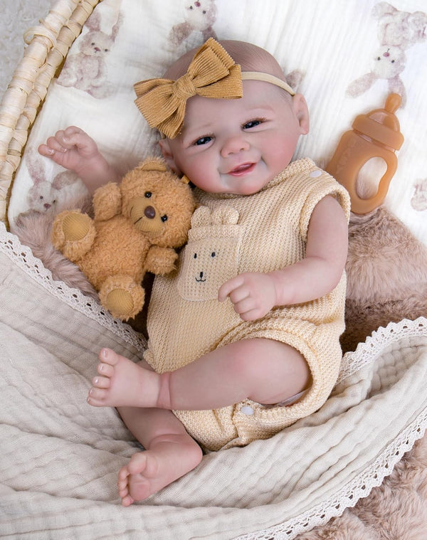 Aori Lifelike Reborn Baby Dolls - 20-inch Realistic Newborn Girl with Soft