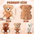 Liliful 8 Pieces 8 Inch Bear Stuffed Animal Bulk, Soft Plush Toys for Baby Shower Christmas Birthday Party Gifts