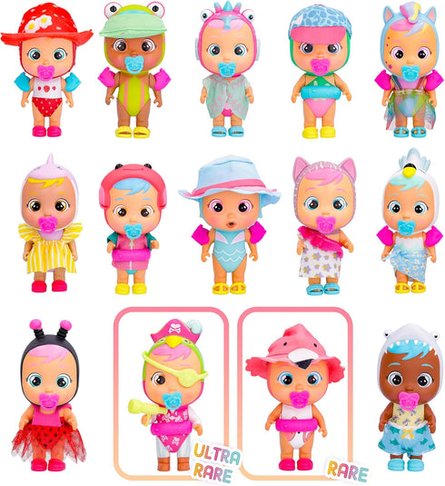 Cry Babies Magic Tears Tropical World - Beach Babies Series, 8+ Surprises, Great Gift for Kids Ages 3+