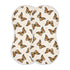 KICPOAY Muslin Baby Burp Cloths, Brown Monarch Butterflies Muslin Baby Bibs Rags Comfy