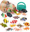Terra by Battat 60pcs Tropical Fish & Crab Toys Mini Plastic Ocean