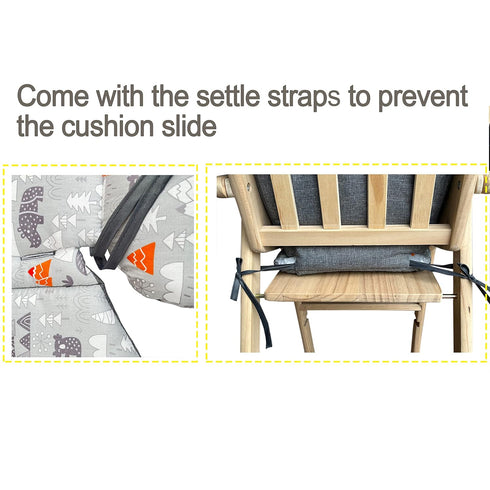 ZARPMA Highchair Cushion Insert Baby High Chair Cover Pad Chair Seat Cushion Liner Mat Padding Wooden Highchair