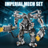 Set 14+ (684 HIGH GODO Black Empire Mech Building Blocks for Adults, Motorized Robot Building Toy with Multiple