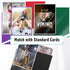1000Pcs 10 2.5" 3.5", Trading Card Sleeves, Colors Top Loading Sleeves for Standard Cards X Card Protector for Baseball