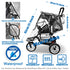 Universal Stroller Rain Cover, Waterproof Windproof Protection, Baby Travel Weather Shield from Dust Snow, Clear