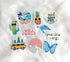 ARTIVO Cute Stickers for Water Bottle, 50 Pack Aesthetic VSCO Waterproof Vinyl Decals for Teens Girls