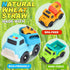2 3 4 3 1 2-4, Toddler Toys for Year Old Boys, Wheat Straw Toy Cars, No BPA Dump Truck, Mixer Cement, in Transport