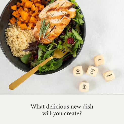 Two Tumbleweeds Foodie Dice - New Edition, Set of 9 Dice for Creative Seasonal Meals