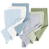 Konssy Muslin Baby Burp Cloths 6 Pack, Soft Absorbent 100% Cotton Burping