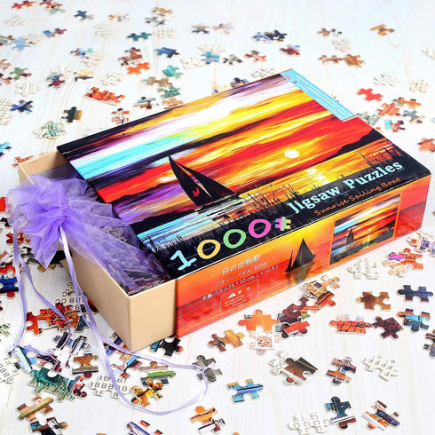1000 Ingooood- Jigsaw Puzzles Pieces for Adult- Tranquil Series Entertainment Toys for Adult Special Graduation