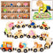 Montessori Wooden Train Toy for 1 2 3 Years Old Toddlers |