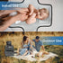 Cute Swan Portable Diaper Changing Mat,Waterproof Foldable Travel Changing Pad,On-The-Go Wipeable Reusable Changing Pad