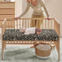Streeyiu 52x28x8 Brown Leopard Baby Crib Sheets for Boys Girls Animal Print Fitted Crib Sheet for Standard Crib