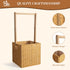 Closet, GiftAmaz Baby Shower Crate Large Hand-Woven Rattan Storage Crates with Handle, Baby Shower Gifts, Baby Welcome
