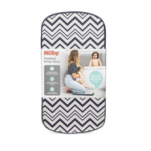 Nuby Padded Bath Knee Rest Mat for Parents, Water Resistant Bathing Support