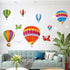 Amaonm Removable Creative 3D Hot Air Balloon Wall Decals, Kids Room Art Decor Stickers