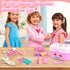 3-5 39 Set Girl Toys Doctor Kit for Toddlers with Plush Dog, PCS Kids Vet Play with Heartbeat Sound Stethoscope & Dress