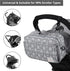 Universal Stroller Caddy Accessories, All-in-One Baby Organizer with Insulated Pocket for Diapers, Toys & Snacks
