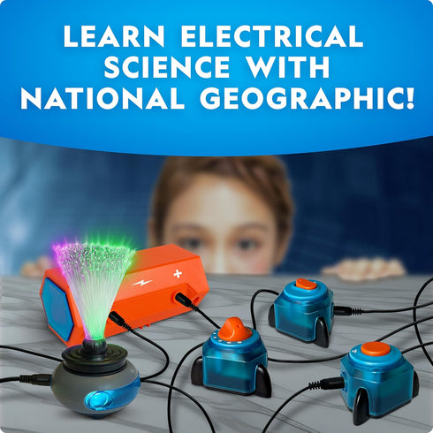 National Geographic Circuit Maker Kit - Electronics Kit for Kids with 60 Electrical Circuit Projects, STEM Toy
