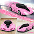 Pink RC Car for Girls, Remote Control Vehicle Toy with Lights & Controller, Birthday Gift for 3-12 Year Olds