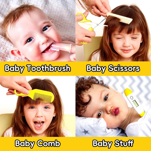 Set, 13 1) Baby Healthcare and Grooming Kit, Portable Baby Safety Care Baby Essentials kit for Newborn(Yellow